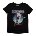 Scorpions Blackout Tour '82 T-Shirt – Official Licensed Ladies Black Metal T-Shirt (Front & Back Print)