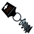 Gojira Logo Keychain – Official Licensed Antiqued Silver Metal Keyring