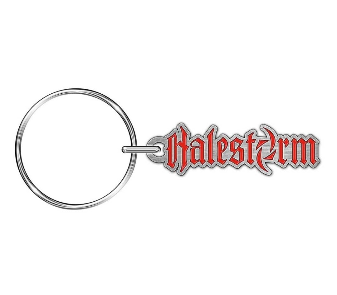 Halestorm Logo Keychain - Official Licensed Enamel Infill Metal Keyring