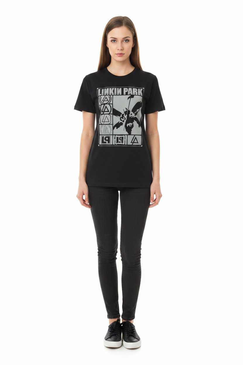 Linkin Park Logos Rectangle T-Shirt