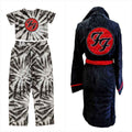 Official Foo Fighters Ultimate Lounge Bundle – FF Logo Tie-Dye Pyjama Set + Dressing Gown
