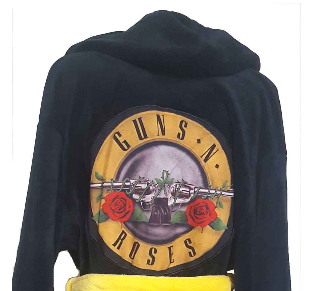 Official Guns N' Roses 'Classic Logo' Bathrobe - Bullet Rose! | Rock