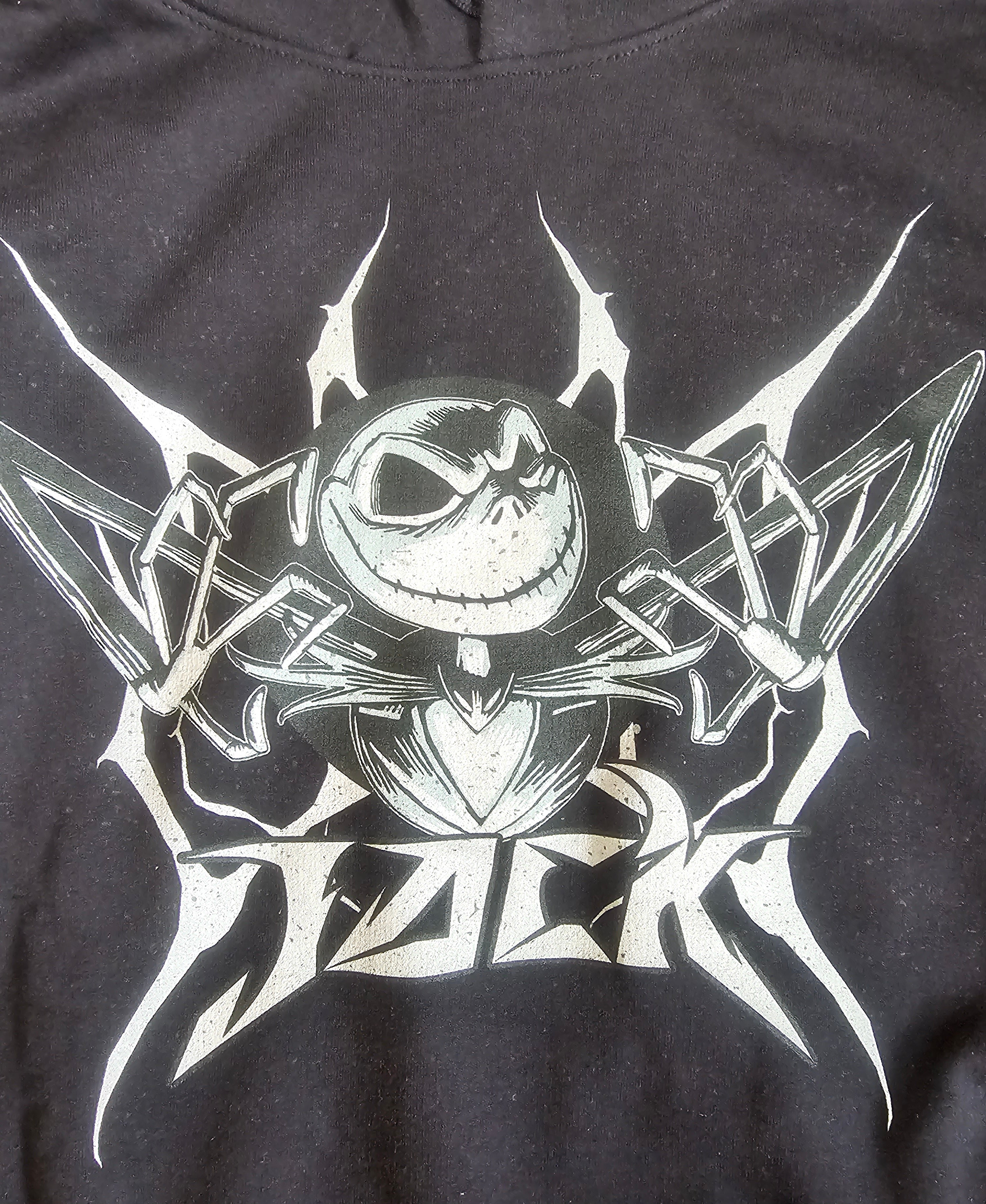 Official Disney The Nightmare Before Christmas Rock Jack Skellington Hoodie