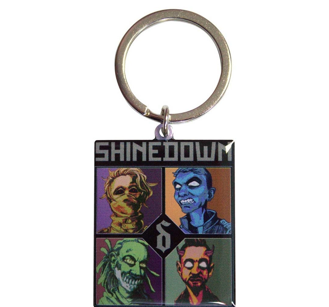 Shinedown Monsters Keychain - Official Licensed Metal Keyring