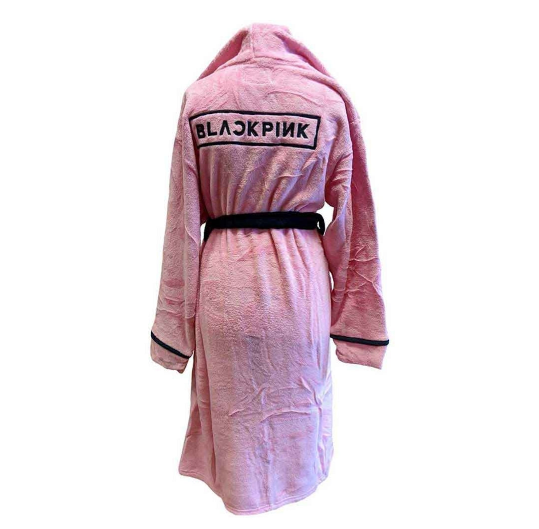 Official BlackPink 'Logo' Bathrobe - K-Pop Gift | Pop