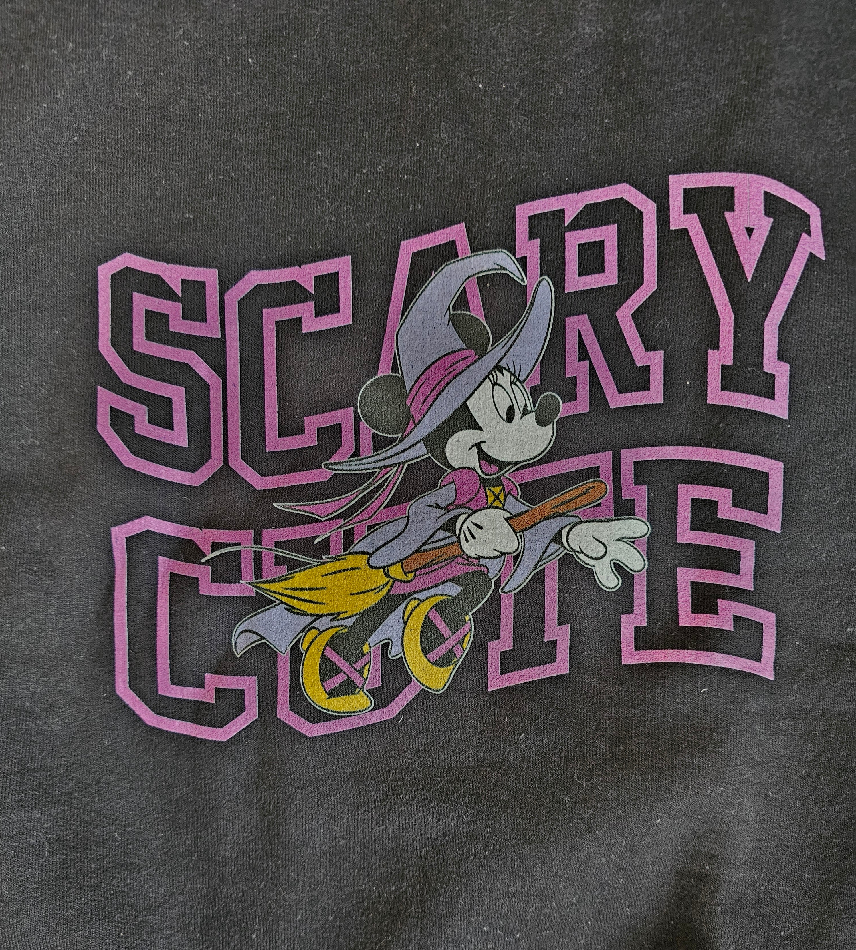 Official Character Merch Disney Minnie Mouse Witch Scary Cute Halloween Jumper
