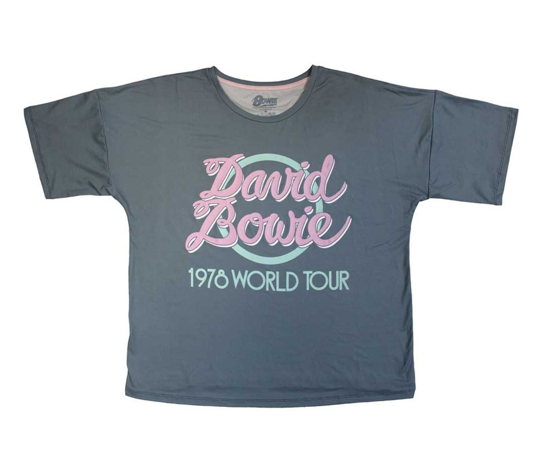 Official David Bowie '1978 World Tour' Short-Sleeve Pyjamas - Last Chance! | Glam Rock Christmas Eve Box PJ's