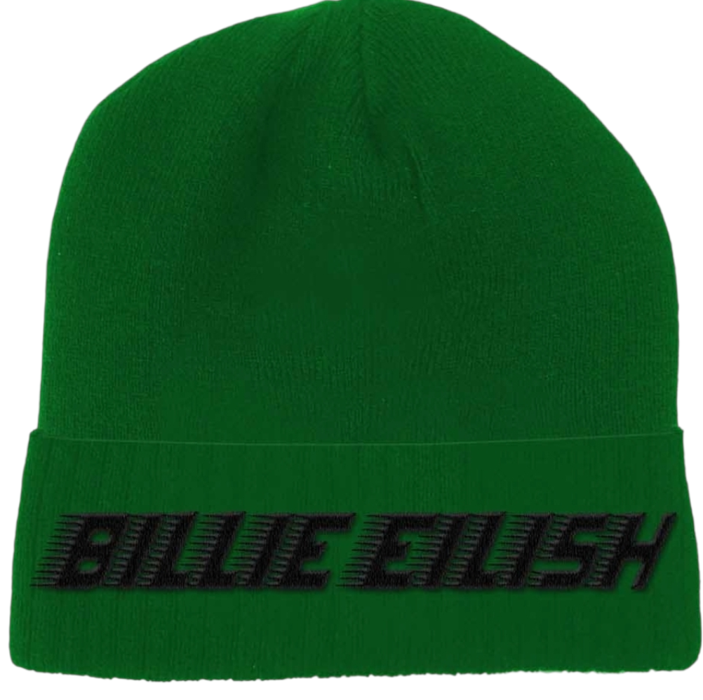 Billie Eilish ‘Blohsh’ Beanie & Glove Set – Official Licensed Unisex Headwear