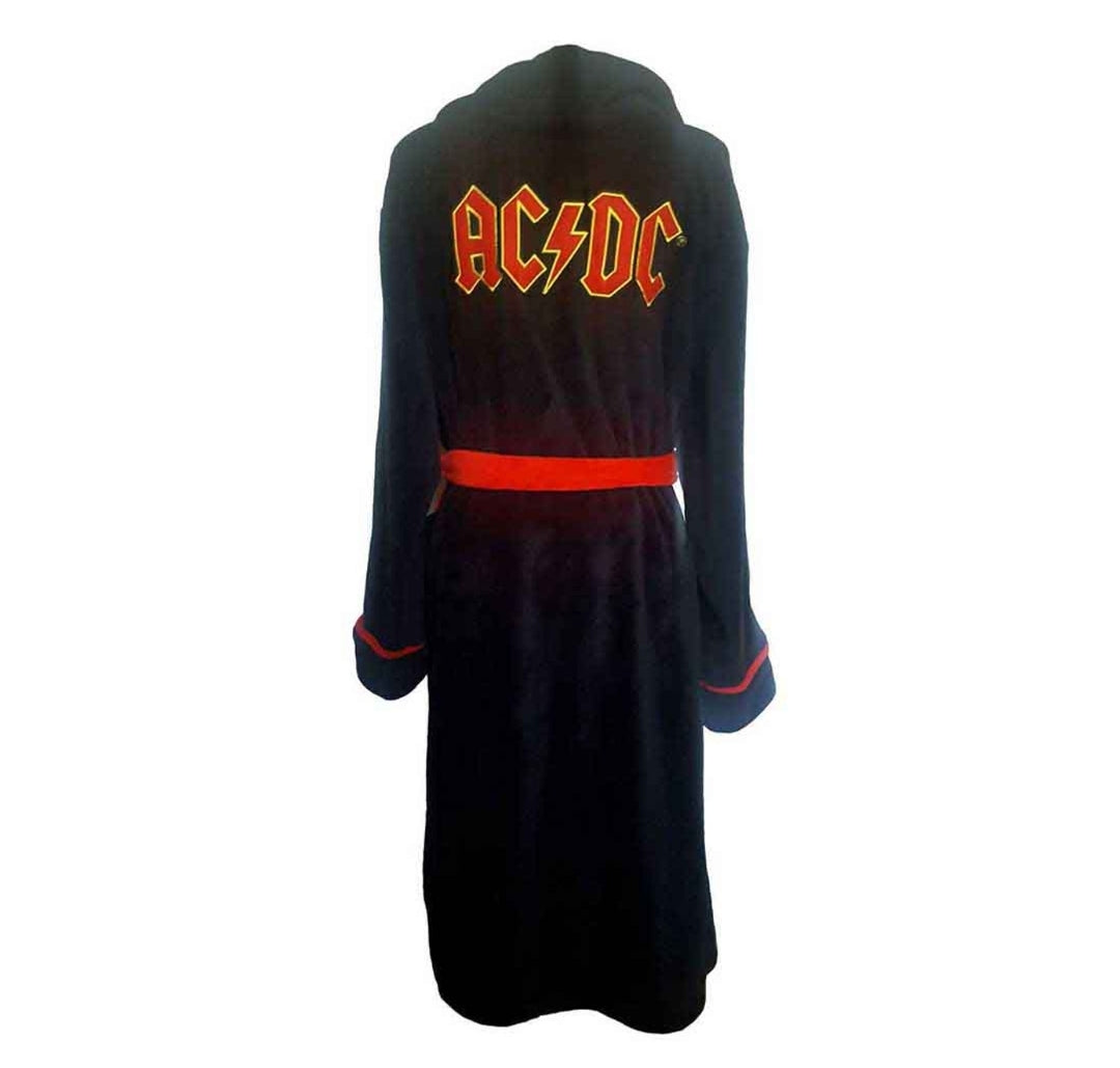 Official AC/DC Ultimate High-Voltage Lounge Bundle – Zebra Pyjama Set + Dressing Gown
