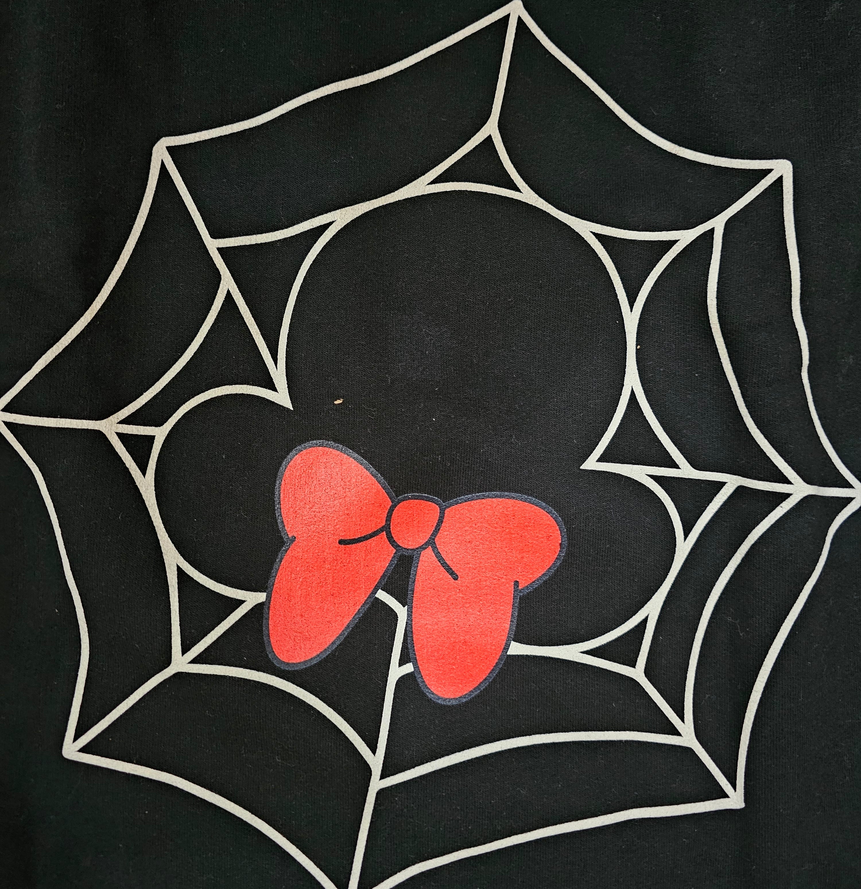 Official Disney Character Merch Minnie Mouse Spiderwed Jumper