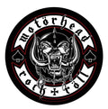 Official Motörhead 'Biker' Woven Back Patch - 29cm Round ROAR! | Mötothead Gift