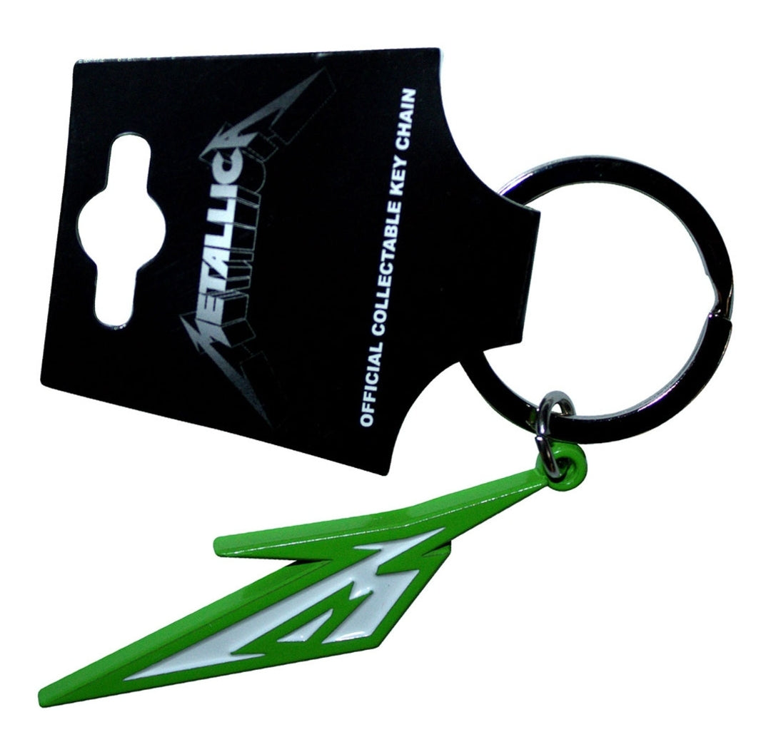 Metallica 'M Logo' Keychain – Official Licensed Colour Dye Coated Metal Keyring