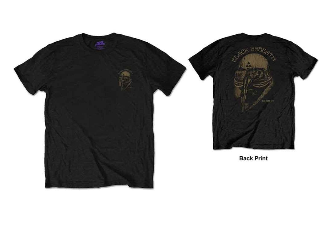 Black Sabbath - US Tour '78 Front & Back T-Shirt Black (Official Licensed)