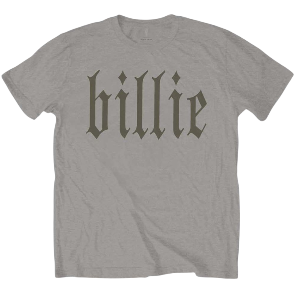 Official Licensed Billie Eilish 'Billie 5' T-Shirt - Unisex Front & Back Print Natural