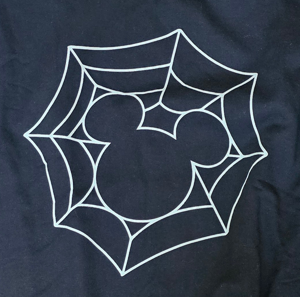 Official Disney Character Merch Mickey Mouse Spiderwed Jumper