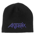 Official Anthrax Logo Black Beanie Hat