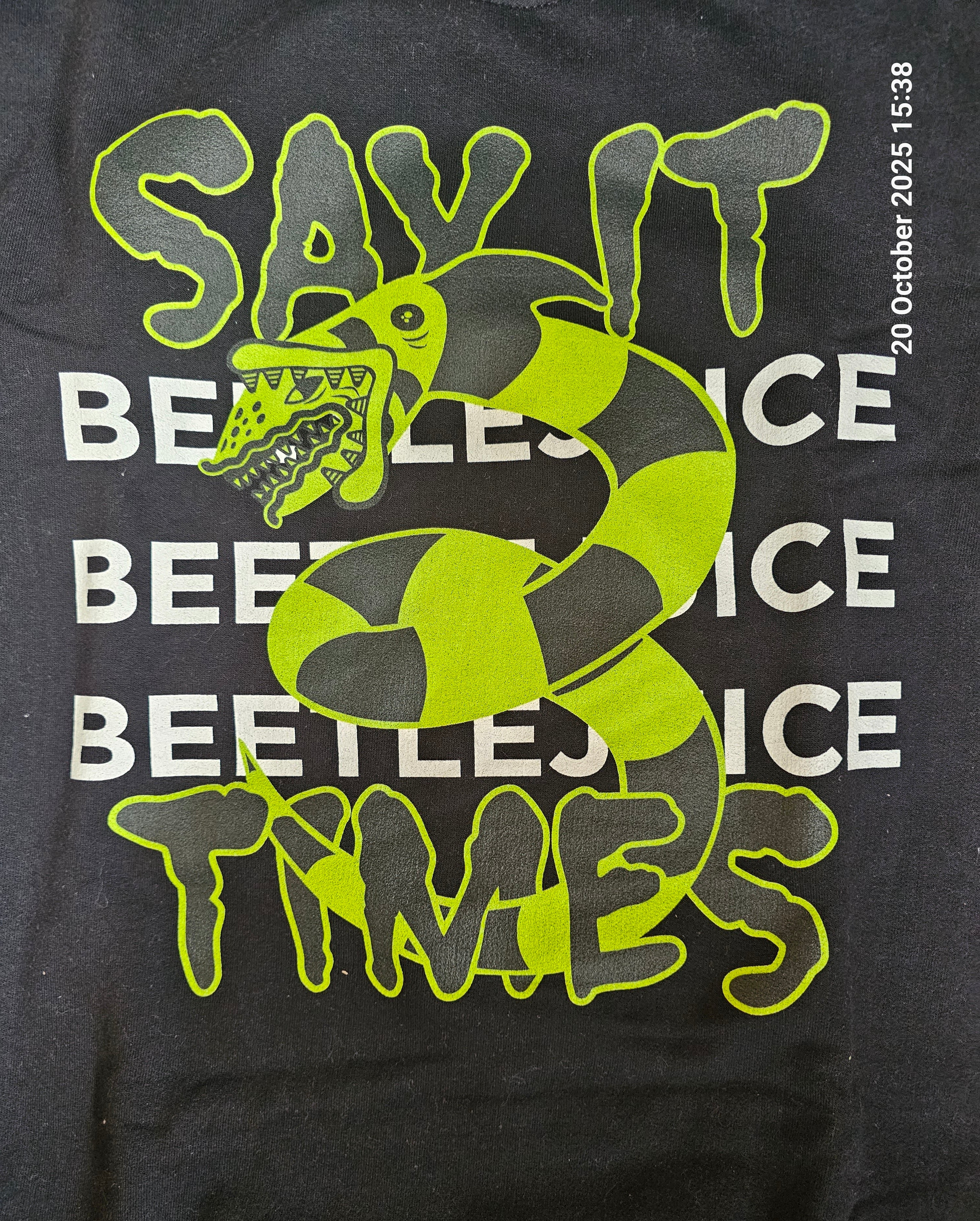 Official Beetlejuice Say My Name Three Times Jumper