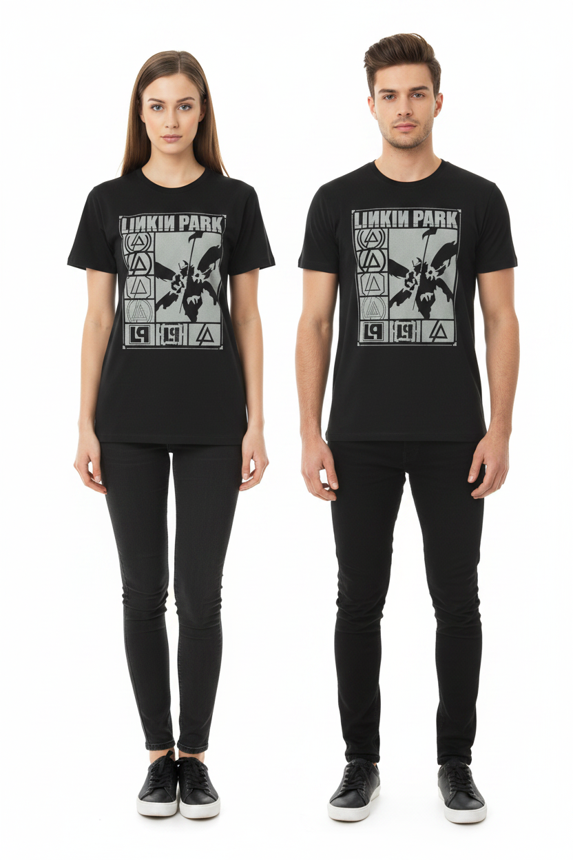 Linkin Park Logos Rectangle T-Shirt
