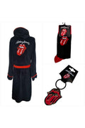 Official Rolling Stones Ultimate Dressing Gown Tongue Gift Bundle