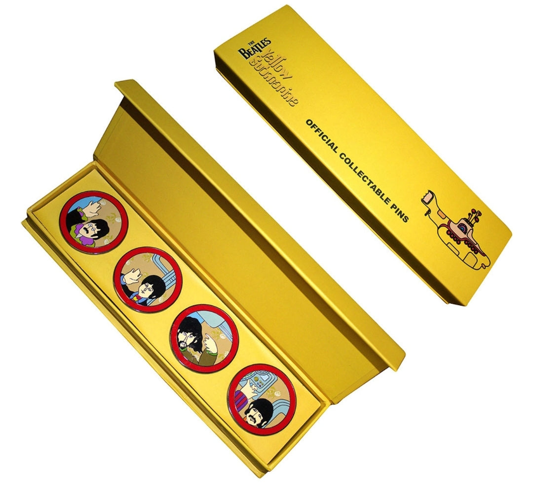 The Beatles - Yellow Submarine Portholes Pin Badge Set (Official Licensed)
