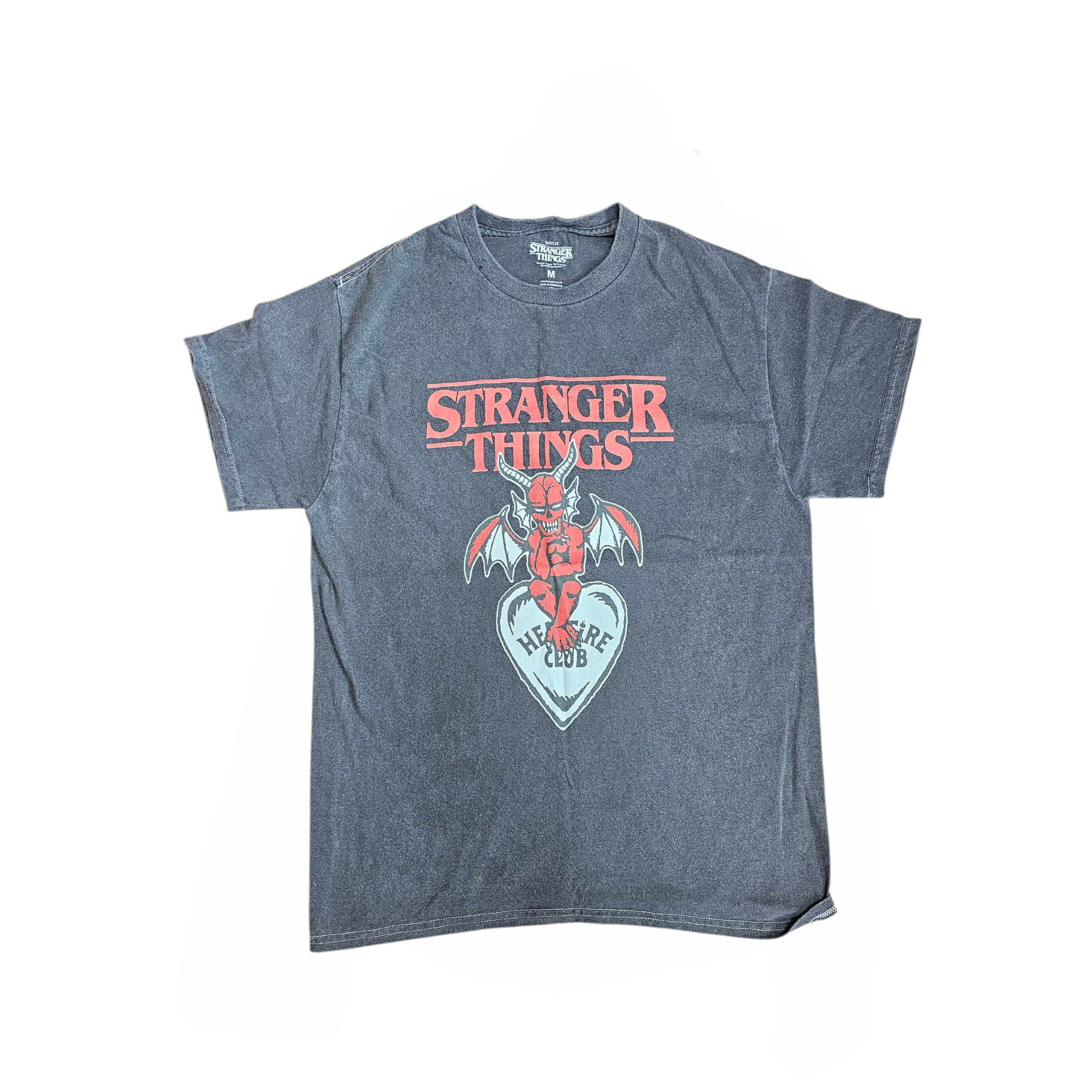 Official Stranger Things Merch HellFire Club Devil T-Shirt