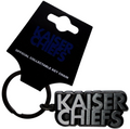 Official Licensed Kaiser Chiefs 'Skewed Logo' Keychain - Antiqued Silver Metal Keyring