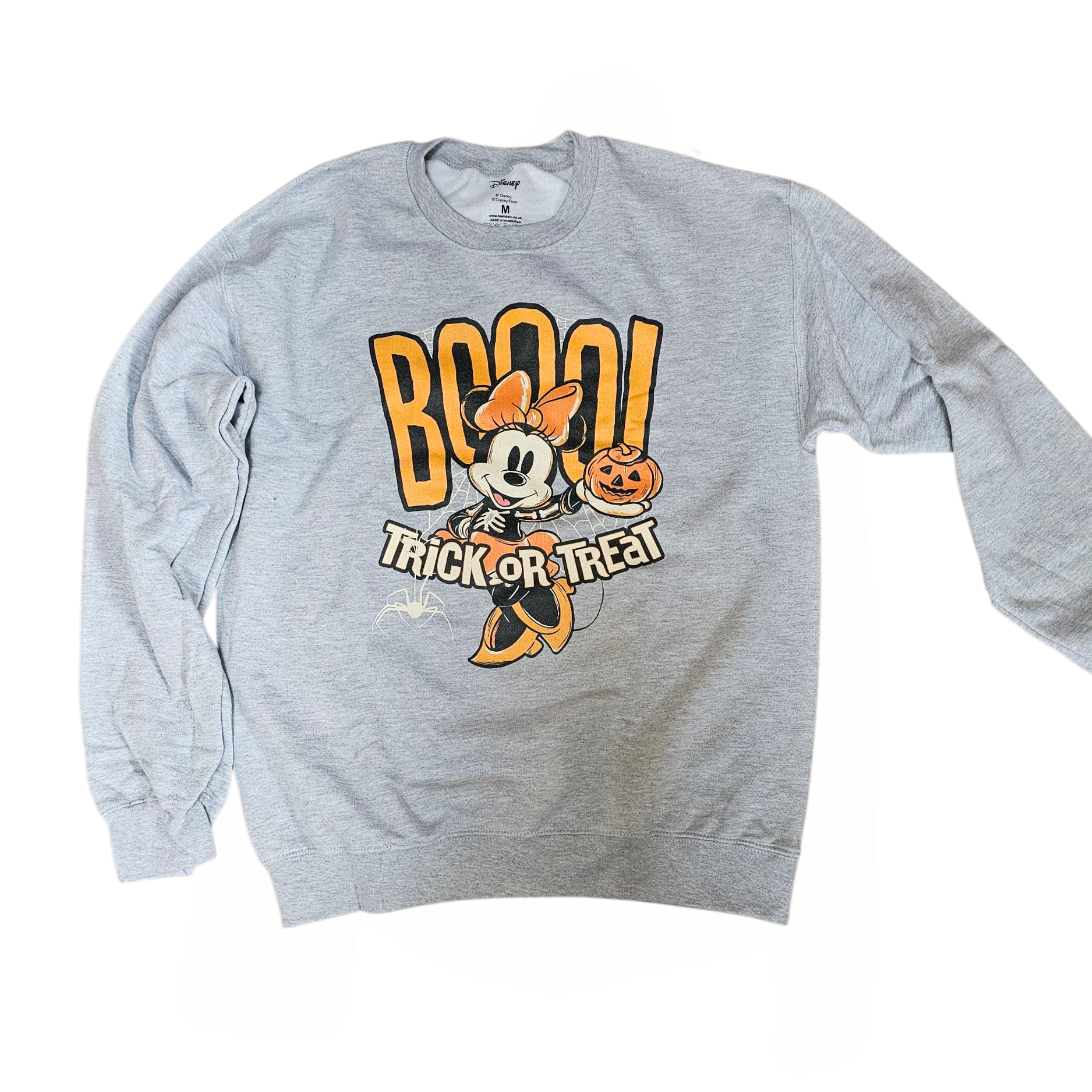 Official Disney Minnie Mouse Booo Pumpkin Halloween Jumper