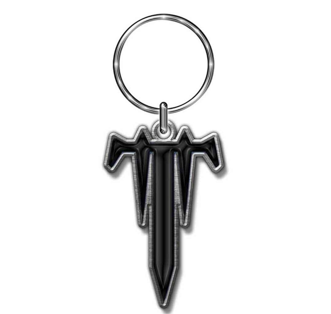 Trivium 'T' Keychain – Official Licensed Die-Cast Enamel Metal Keyring